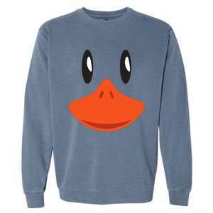 Cute Duck Face Awesome Halloween Costume Gift Garment-Dyed Sweatshirt