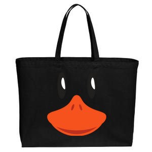 Cute Duck Face Awesome Halloween Costume Gift Cotton Canvas Jumbo Tote