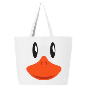 Cute Duck Face Awesome Halloween Costume Gift 25L Jumbo Tote