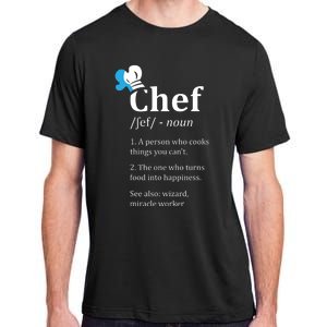 Chef Definition Funny Adult ChromaSoft Performance T-Shirt