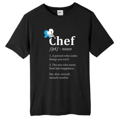 Chef Definition Funny Tall Fusion ChromaSoft Performance T-Shirt