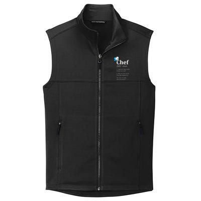 Chef Definition Funny Collective Smooth Fleece Vest