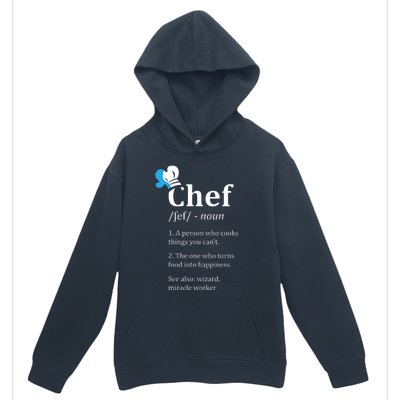 Chef Definition Funny Urban Pullover Hoodie