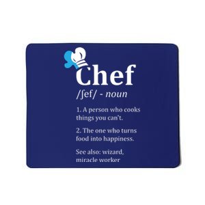 Chef Definition Funny Mousepad