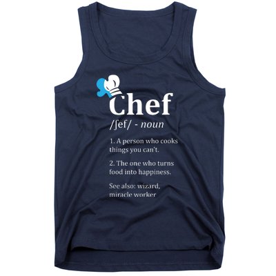 Chef Definition Funny Tank Top