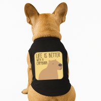 Capybara Design For Capibara Owner Cool Mammal Doggie Tank