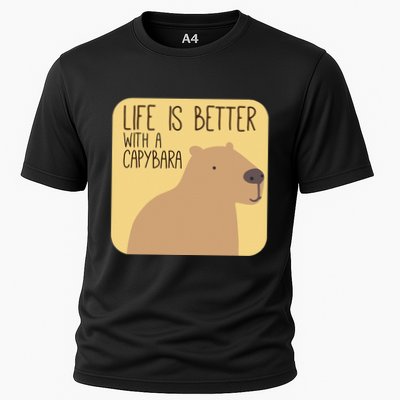 Capybara Design For Capibara Owner Cool Mammal Performance Shirt