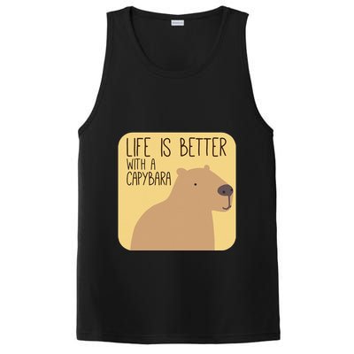 Capybara Design For Capibara Owner Cool Mammal PosiCharge Competitor Tank