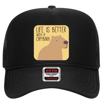 Capybara Design For Capibara Owner Cool Mammal Trucker Hat