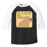 Capybara Design For Capibara Owner Cool Mammal Toddler Fine Jersey T-Shirt