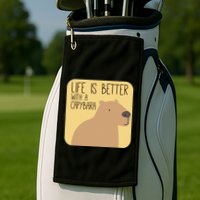 Capybara Design For Capibara Owner Cool Mammal Golf Towel