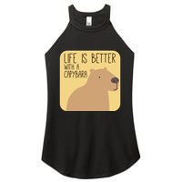 Capybara Design For Capibara Owner Cool Mammal Women's Perfect Tri Rocker Tank