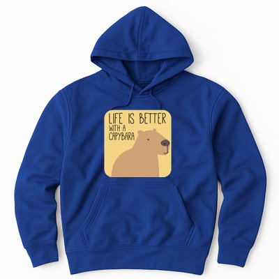 Capybara Design For Capibara Owner Cool Mammal Hoodie