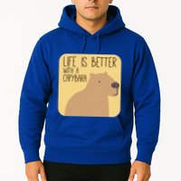 Capybara Design For Capibara Owner Cool Mammal Hoodie