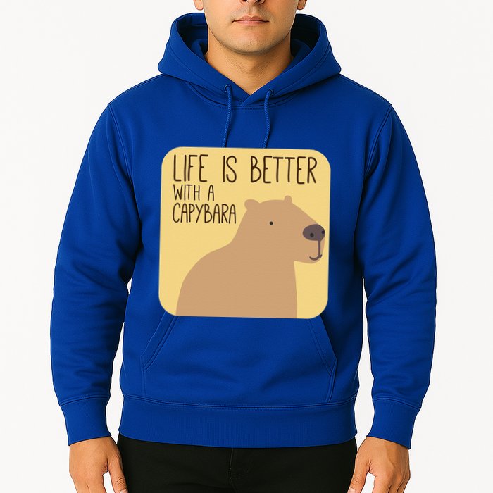 Capybara Design For Capibara Owner Cool Mammal Hoodie