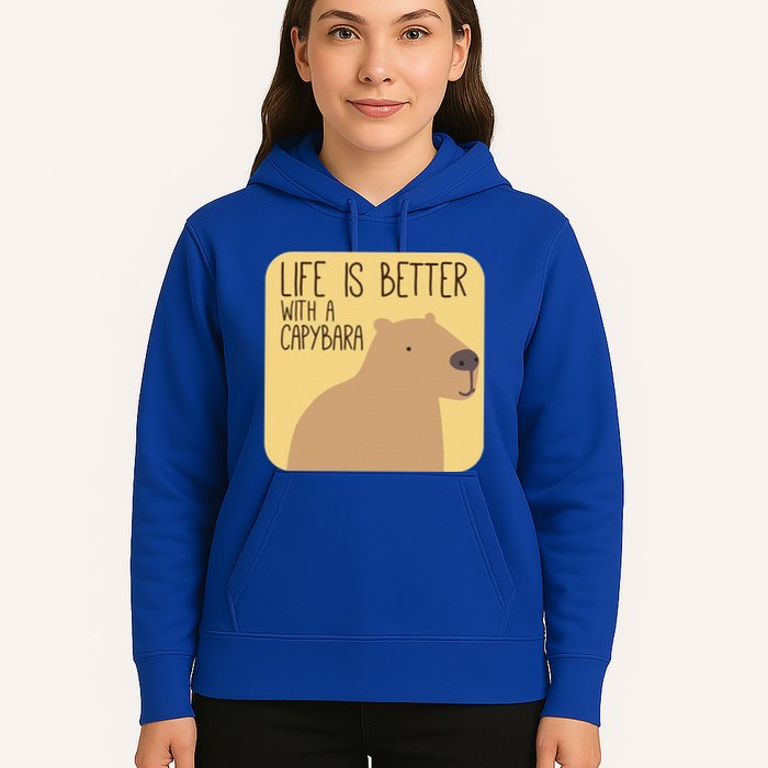 Capybara Design For Capibara Owner Cool Mammal Hoodie