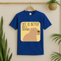 Capybara Design For Capibara Owner Cool Mammal T-Shirt