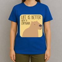 Capybara Design For Capibara Owner Cool Mammal T-Shirt