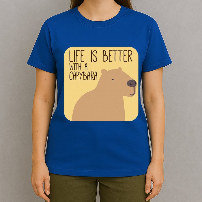 Capybara Design For Capibara Owner Cool Mammal T-Shirt