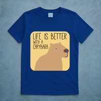 Capybara Design For Capibara Owner Cool Mammal T-Shirt