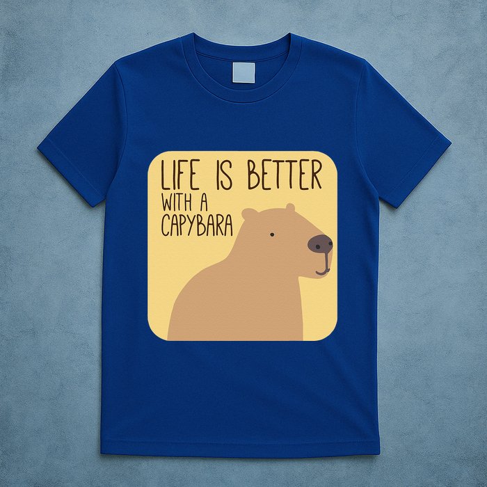 Capybara Design For Capibara Owner Cool Mammal T-Shirt