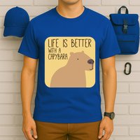 Capybara Design For Capibara Owner Cool Mammal T-Shirt