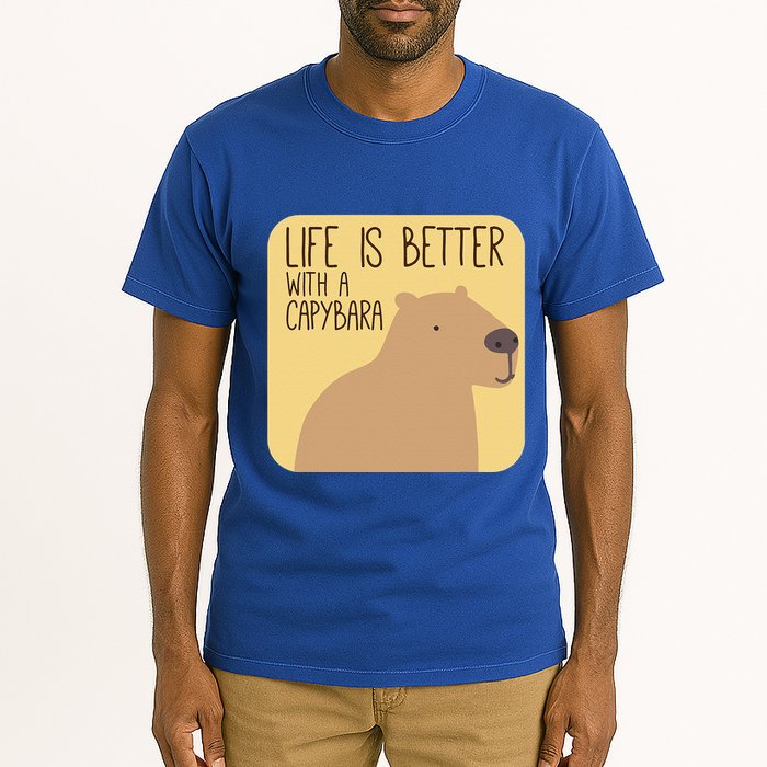 Capybara Design For Capibara Owner Cool Mammal Tall T-Shirt
