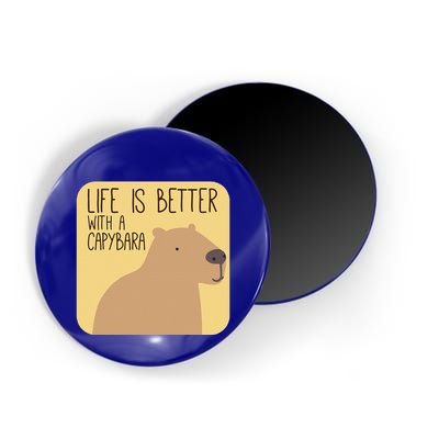 Capybara Design For Capibara Owner Cool Mammal Magnet