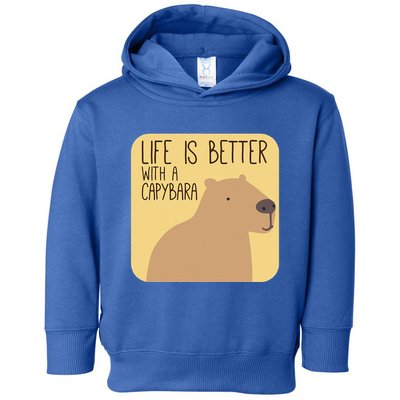 Capybara Design For Capibara Owner Cool Mammal Toddler Hoodie