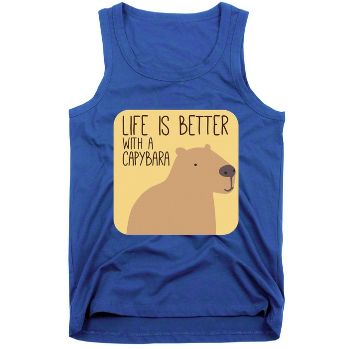Capybara Design For Capibara Owner Cool Mammal Tank Top