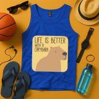 Capybara Design For Capibara Owner Cool Mammal Tank Top