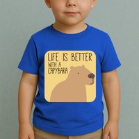 Capybara Design For Capibara Owner Cool Mammal Toddler T-Shirt