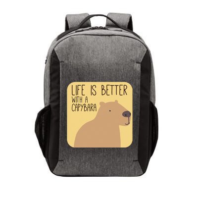 Capybara Design For Capibara Owner Cool Mammal Vector Backpack
