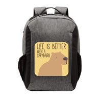 Capybara Design For Capibara Owner Cool Mammal Vector Backpack