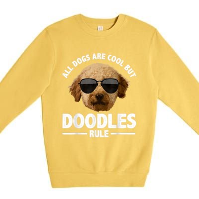 Cute Doodle For Men Women Golden Doodle Labradoodle Dog Premium Crewneck Sweatshirt