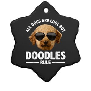 Cute Doodle For Men Women Golden Doodle Labradoodle Dog Ceramic Star Ornament