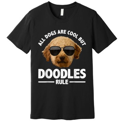 Cute Doodle For Men Women Golden Doodle Labradoodle Dog Premium T-Shirt