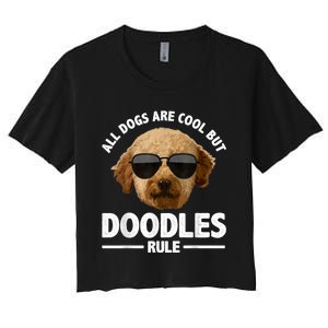 Cute Doodle For Men Women Golden Doodle Labradoodle Dog Women's Crop Top Tee