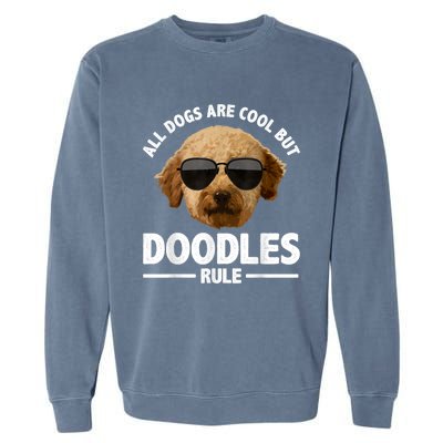 Cute Doodle For Men Women Golden Doodle Labradoodle Dog Garment-Dyed Sweatshirt