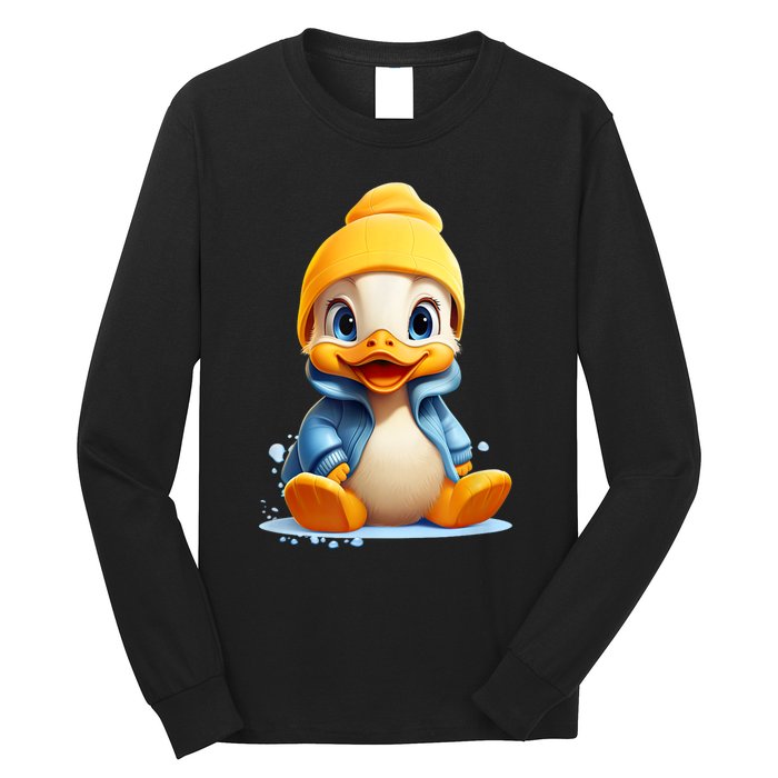 Cute Duckling Funny Duckling Lover Baby Duck Long Sleeve Shirt