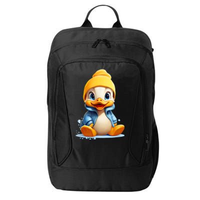 Cute Duckling Funny Duckling Lover Baby Duck City Backpack