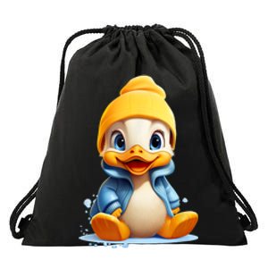 Cute Duckling Funny Duckling Lover Baby Duck Drawstring Bag