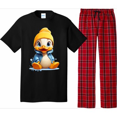 Cute Duckling Funny Duckling Lover Baby Duck Pajama Set