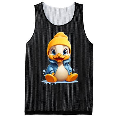 Cute Duckling Funny Duckling Lover Baby Duck Mesh Reversible Basketball Jersey Tank