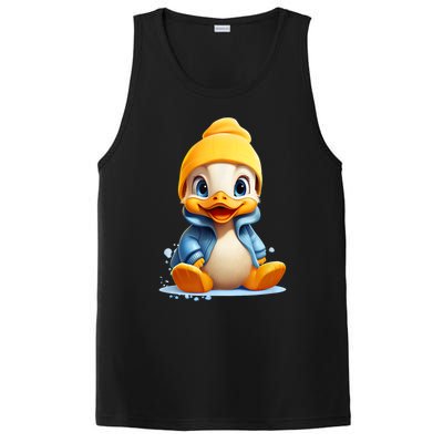 Cute Duckling Funny Duckling Lover Baby Duck PosiCharge Competitor Tank