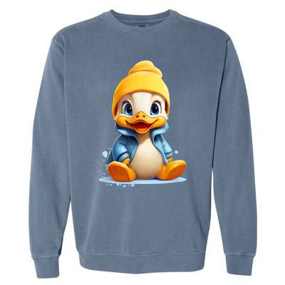 Cute Duckling Funny Duckling Lover Baby Duck Garment-Dyed Sweatshirt