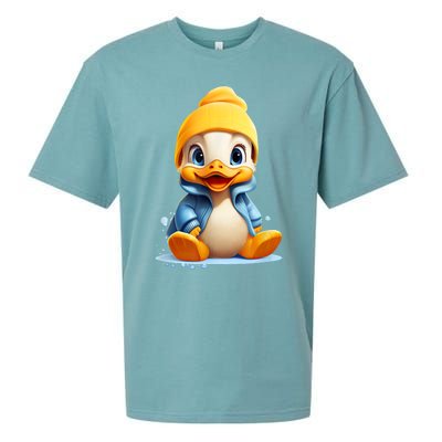 Cute Duckling Funny Duckling Lover Baby Duck Sueded Cloud Jersey T-Shirt