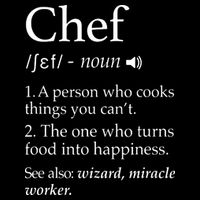 Chef Definition Funny Line Saying Cook Cooking Gifts Chefs City Backpack