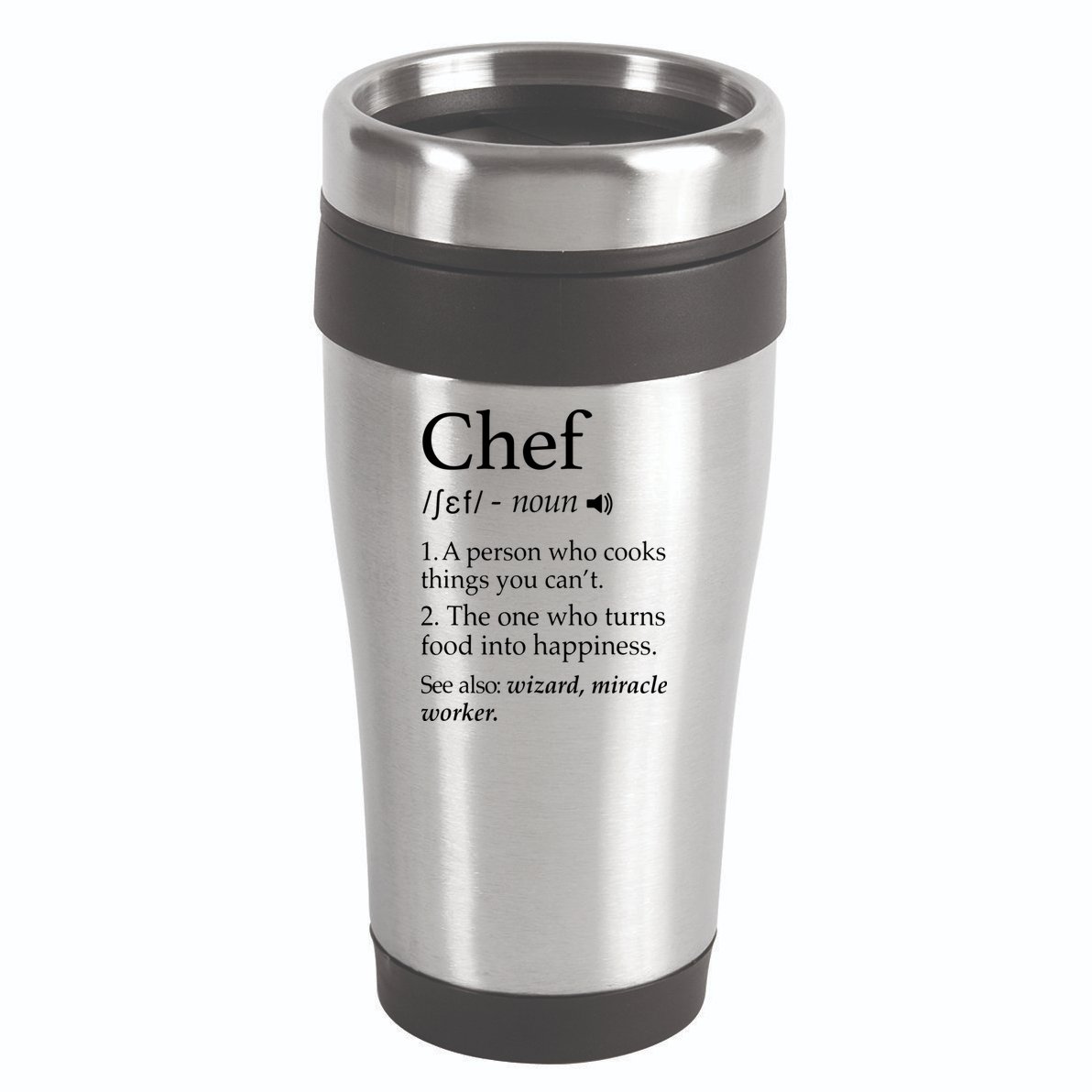 Chef Definition Funny Line Saying Cook Cooking Gifts Chefs 16oz Travel Tumbler