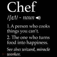 Chef Definition Funny Line Saying Cook Cooking Gifts Chefs Womens T-Shirt